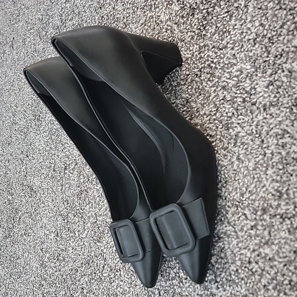 Anne Klein 3" Block heels, Black - Picture 4 of 7